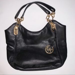 Michael Kors Black Leather Purse/handbag